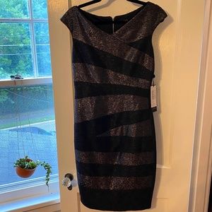 NWT Jax Black and Silver Dress